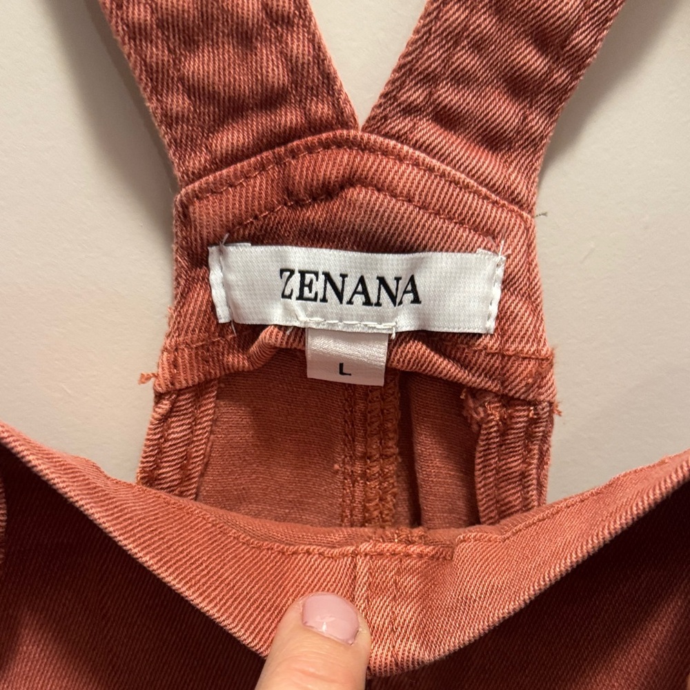 🆕 Zenana Outfitters Terracotta Overalls. NWT💥💥 - Picture 2 of 6